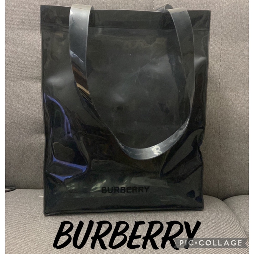 Burberry clear tote